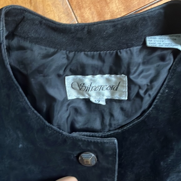 Suede classy vintage bomber jacket - Picture 3 of 5